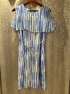 Elegant White Printed Dress