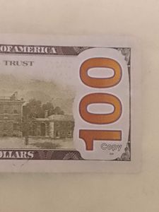 $100 USD Bill