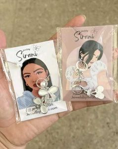 Earrings And Charm Necklace Combo