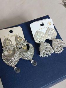Sparkling Silver Earring Bundle