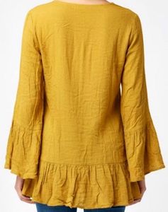 Boho Embroidered Tunic Top