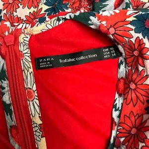 Zara Floral Print Mini Dress