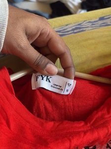 Red Graphic Print T-Shirt