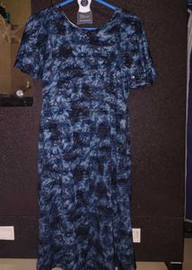 Blue Floral Dress