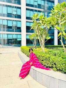 Elegant Pink Saree