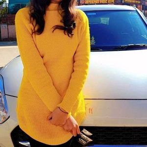Yellow Knit Sweater