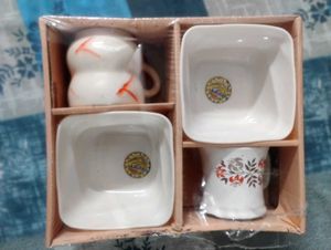 Vintage Ceramic Cup & Bowl Set #Combo Offer