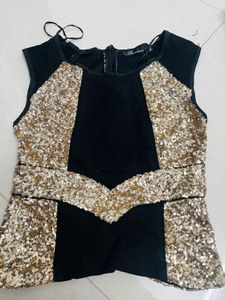 Sequin Embellished Party Top