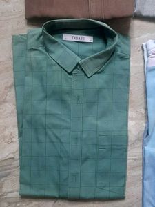 Solid Men Shirt Combo Size L 40
