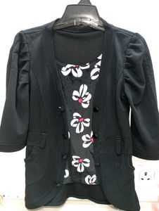 Stylish and Beautiful Black Coloured Top