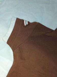 Brown Casual T-Shirt