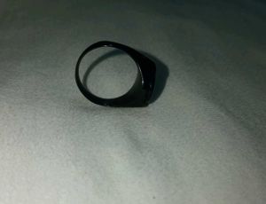 Black Signet Ring