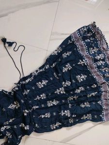 Elegant Blue Ethnic Gown