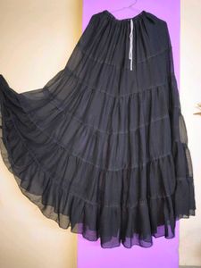 Black Long Skirt