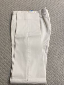 White Straight Leg Pants
