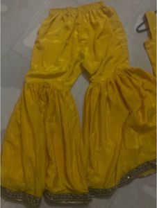 Yellow Kurti with Embellishments
