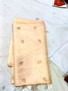 Soft Silk Saree With Diamond Work