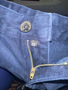 Vintage Dark Denim Jeans For Men Navy Blue Colour
