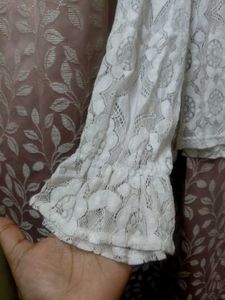 Embellished  Mesh Top
