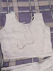 Elegant White Embroidered Lehenga Choli