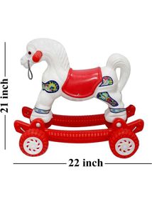 2 in 1 Baby Horse Rider and Rocker for Kids