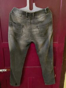 Slim Fit Distressed Jeans