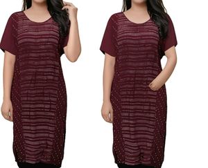 Maroon Kurti
