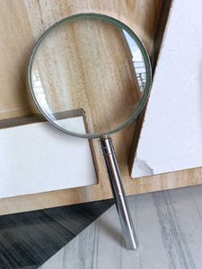 Vintage Silver Magnifying Glass