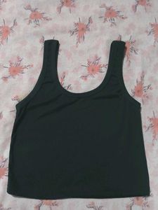 Solid Ribbed Sleeveless Top | Free Size | Daily We