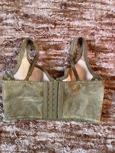 Olive Green Colour Bralette