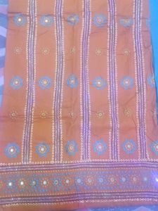 Embroidered Fabric Dress Material