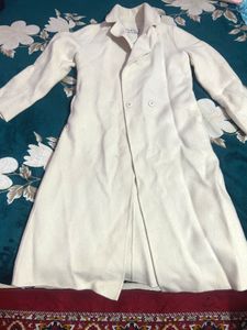 Vintage Cream Wool Coat