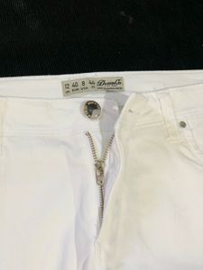 White Skinny Fit Jeans👖