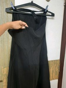 Black Slit Dress