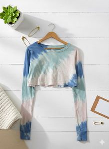 Tie-dye Crop Top