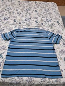 Striped Short Sleeve T-Shirt - Casual Style