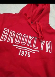 Red Brooklyn Hoodie &amp; Sweatpants Set