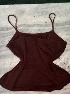 Y2K Brown Tank Top
