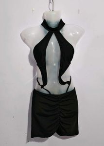 Black Halter dress