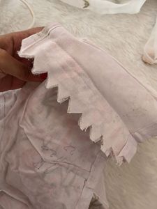 Embroidered Mirrored saree with stitched blouse