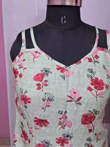 Floral Print Kurta plazzo Set of 2