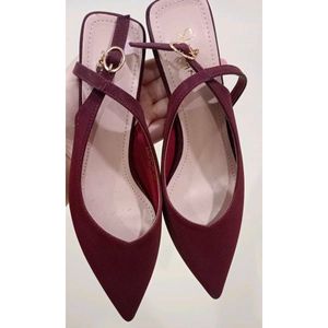 Burgundy Heels