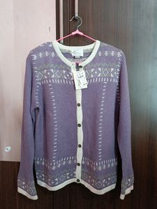 Vintage Patterned Cardigan