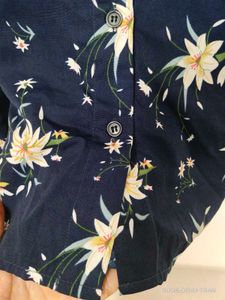 Floral Navy Top - XXL