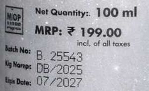 Zudio Hydrate Face &amp; Body Shimmer Mist – Silver (1