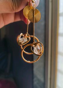Imported Golden Long Earrings