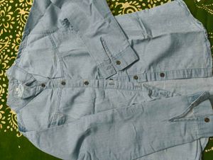 Blue denim Casual Shirt