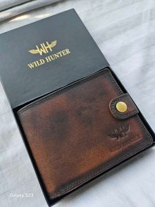WILD HUNTER BROWN LEATHER WALLET