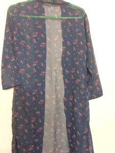 Floral Print Sheer Shrug