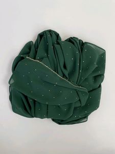 stone Work Hijab For Wedding